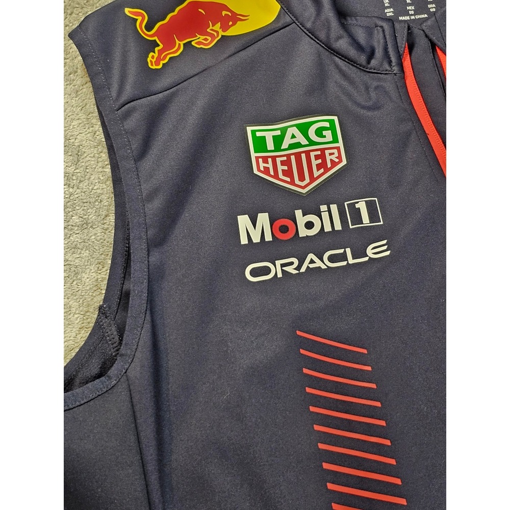 Castore Oracle Red Bull Racing F1 Team Vest Softshell Zip Up Formula 1 Navy M - Picture 4 of 9